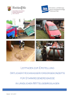 Titelblatt Leitfaden Starkregen im Mittelgebirgsraum